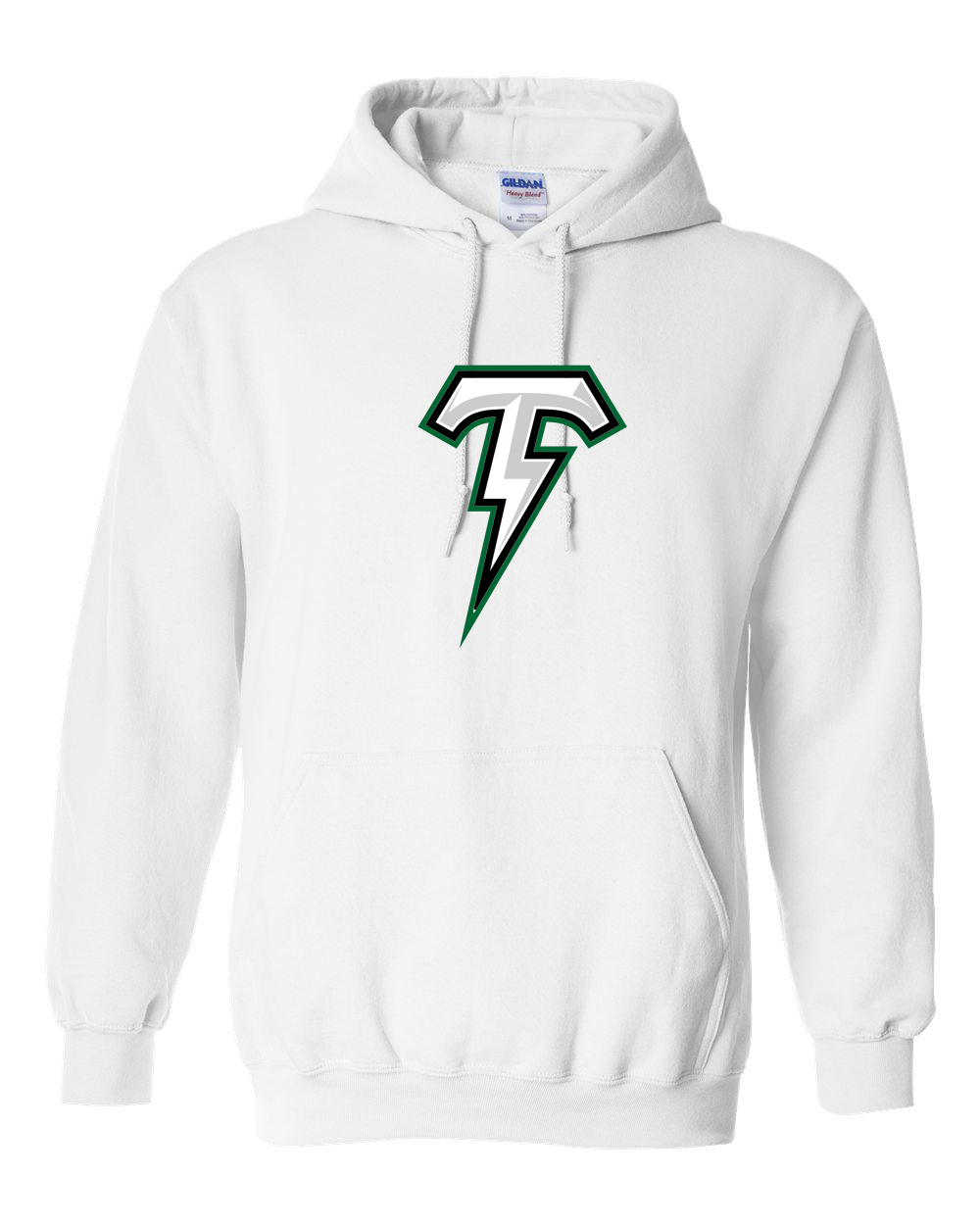 Thunder Bolt Hooded Sweatshirt - White